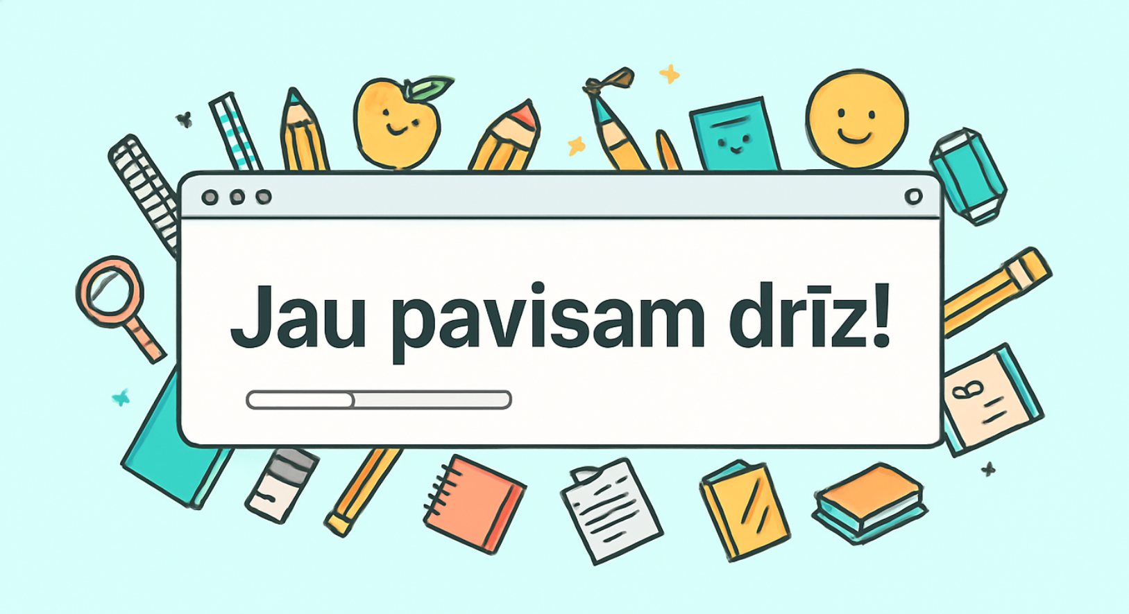 Centrā balts dialoga logs vai pārlūkprogrammas logs ar tekstu 